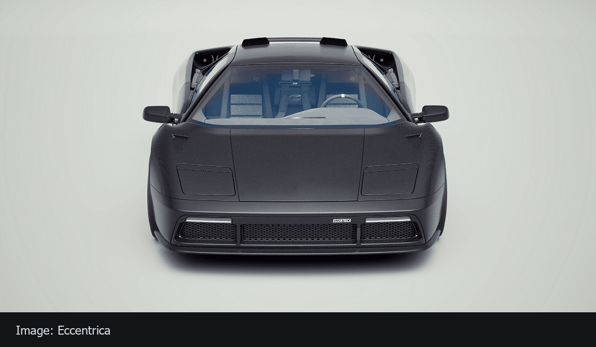 Eccentrica V12 Roadster รีเอนจิเนียร์ Diablo เป็นโรดสเตอร์ V12 เกียร์ gated manual จำกัด 19 คัน
