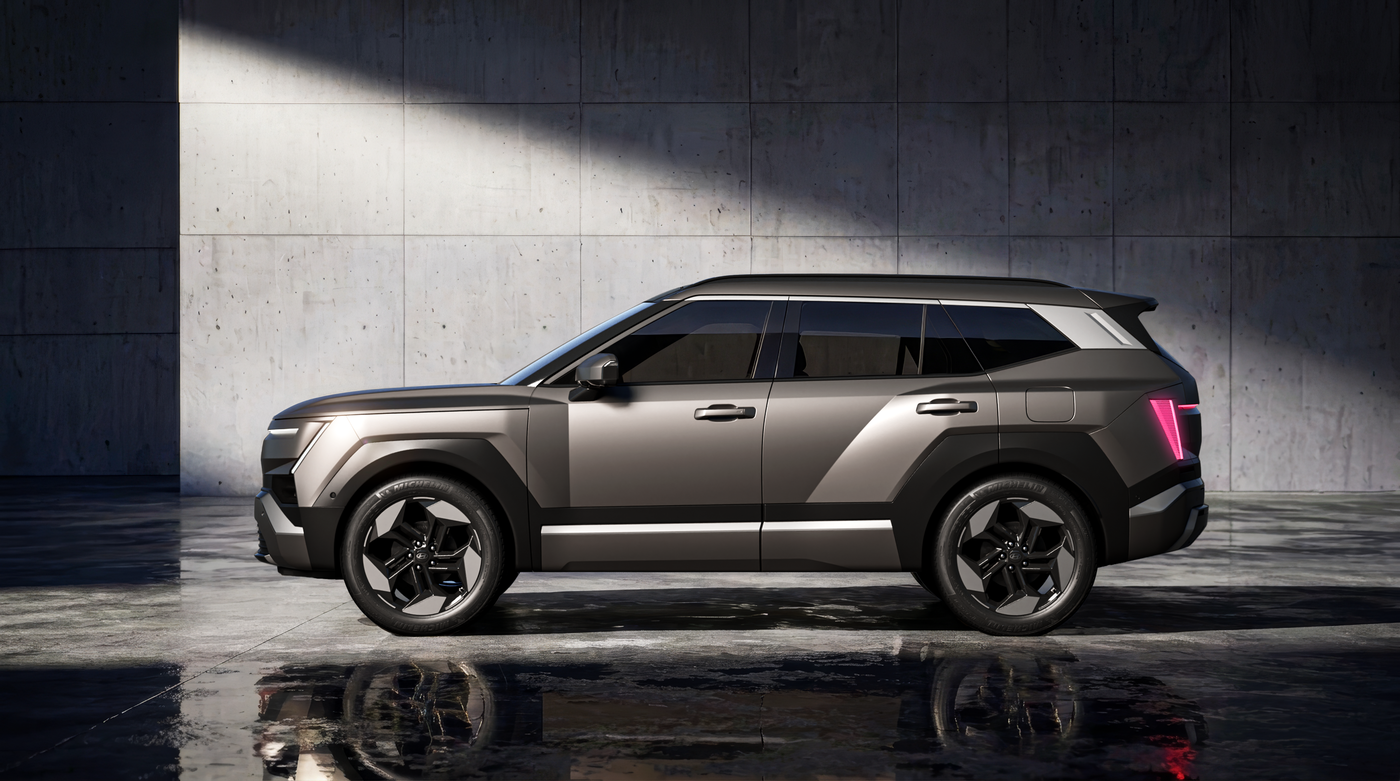 Hyundai TUCSON ใหม่ มุมด้านข้างจากภาพทางการ